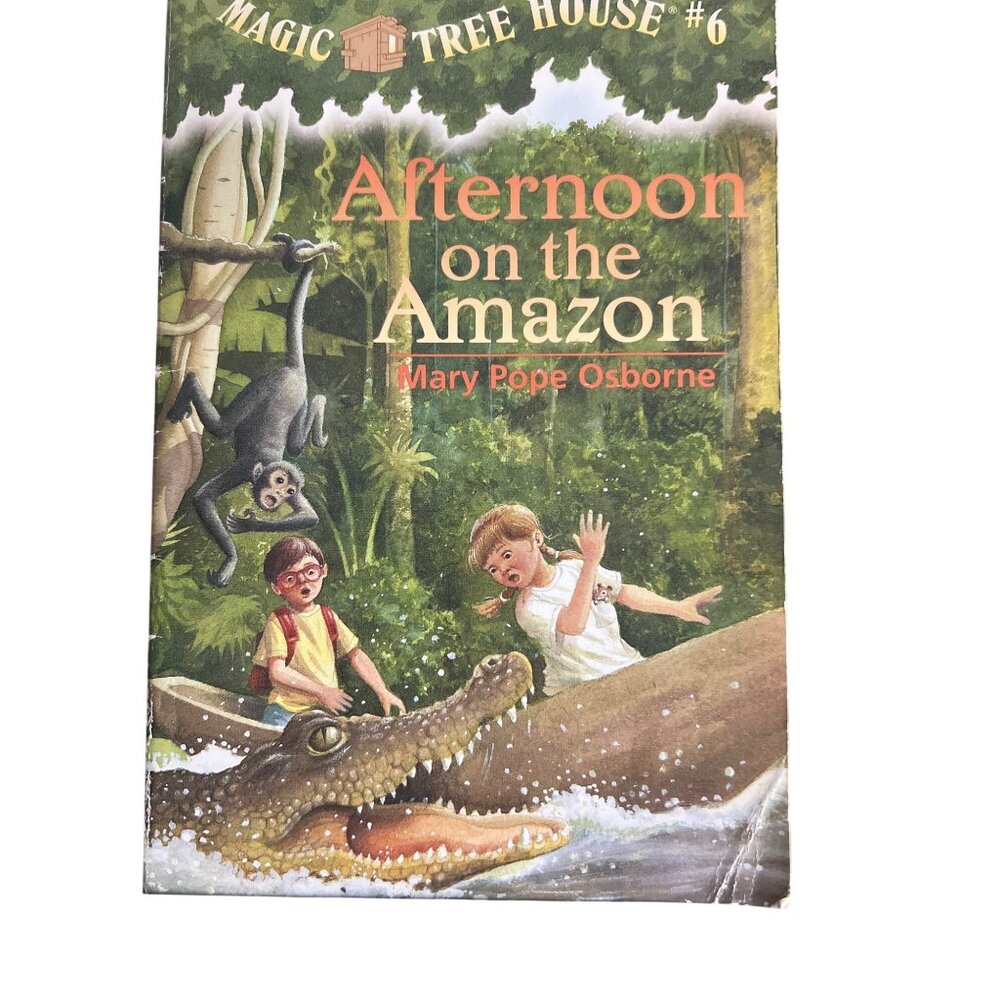 Vintage 1995 Afternoon on the Amazon Paperback Book Magic Tree House #6 Osborne